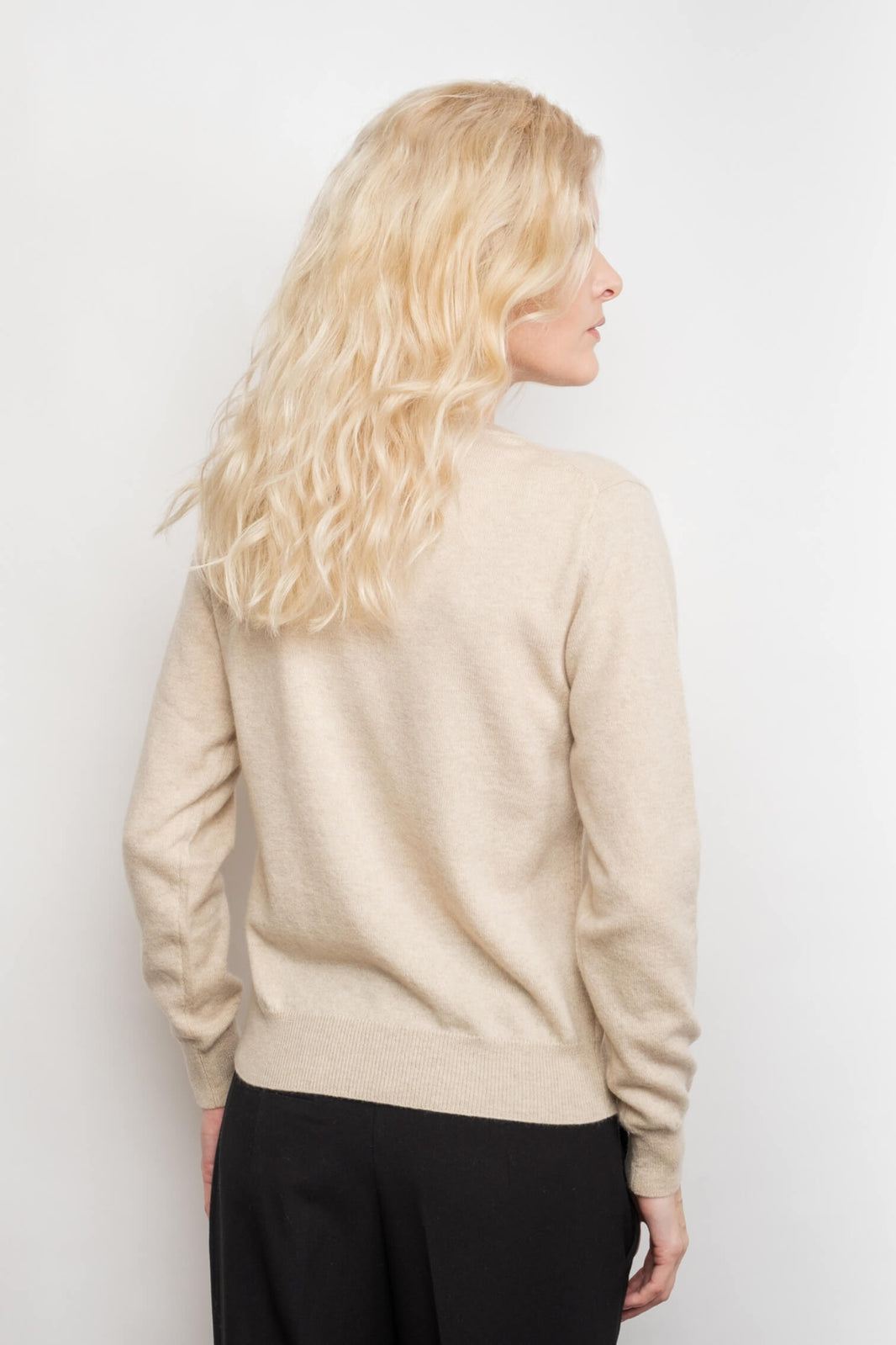 Cotton Cashmere Knit Top